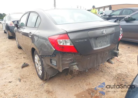 2012 Honda Civic Lx from USA, damaged, VIN 19XFB2F5XCE364957